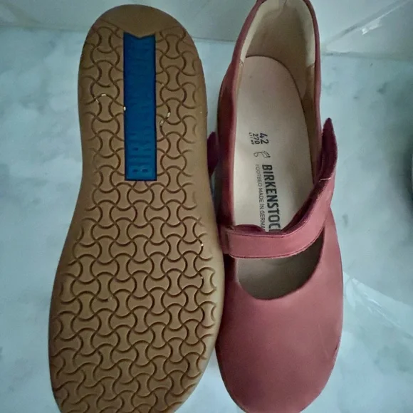 Birkenstock Women's Shoes Lora suede Maryjane slip on walking - Picture 3 of 7